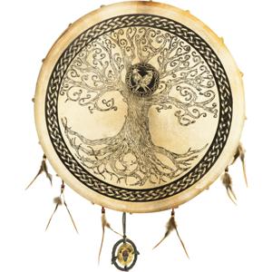 Terré percussion Shaman Drum Tree of Life - Goat 50cm handtrommel