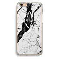 Witte marmer 2: iPhone 6 / 6S Transparant Hoesje Witte marmer 2: iPhone 6 / 6S Transparant Hoesje