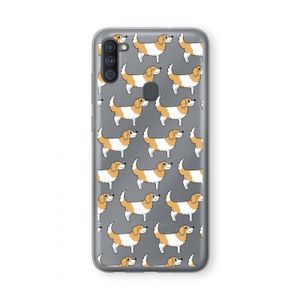 Doggy: Samsung Galaxy A11 Transparant Hoesje