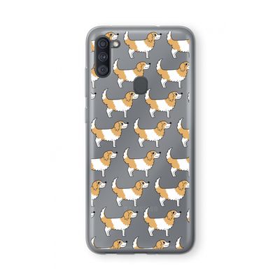 Doggy: Samsung Galaxy A11 Transparant Hoesje