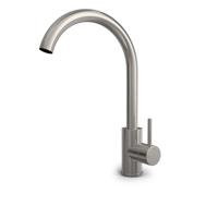 Hotbath BUDDY Wastafelkraan - met draaibare uitloop Geborsteld nikkel B104GN