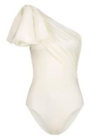 Giambattista Valli maillot de bain asymétrique à détail de nœud - Blanc - thumbnail