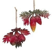 Glitter Pinecone/Acorn 5 Inch - Kurt s adler
