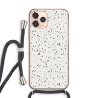 Terrazzo N°14: iPhone 11 Pro Transparant Hoesje met koord
