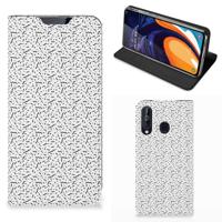 Samsung Galaxy A60 | Hoesje met Magneet | Stripes Dots
