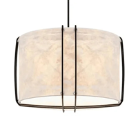 Papieren Hanglamp kap E27 fitting Nordlux Cardine 35 cm