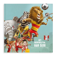 Boek met naam en foto - Jouw eigen dierenelftal - Hardcover