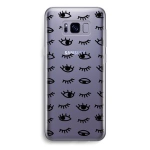 Eye pattern #2: Samsung Galaxy S8 Transparant Hoesje