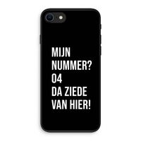 Da ziede van hier - Zwart: iPhone 8 Biologisch afbreekbaar hoesje