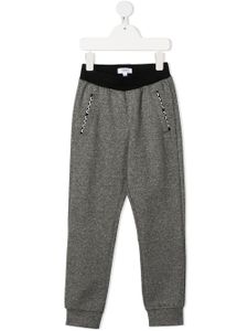 BOSS Kidswear pantalon de jogging à logo brodé - Gris