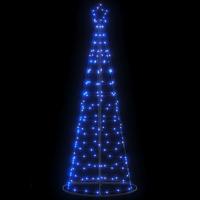 VidaXL Led-kerstboom 200 leds 182 cm blauw