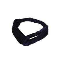 2 PCS Fashion Velvet Wide Cross Knot Headbands Women Elastic Hair Bands(Blue) 2 PCS Fashion Velvet Wide Cross Knot Headbands Women Elastic Hair Bands(Blue)