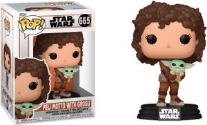Star Wars Funko Pop Vinyl: Peli Motto with Grogu