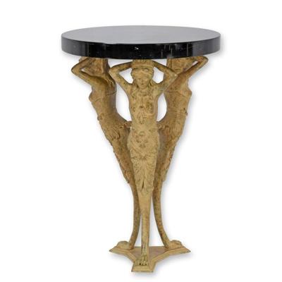 A BRONZE SIDE TABLE