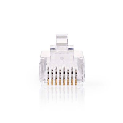 Nedis RJ45-Connector | Male | Solid UTP CAT6 | 10 Stuks | 1 stuks - CCGB89304TP CCGB89304TP