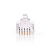 Nedis RJ45-Connector | Male | Solid UTP CAT6 | 10 Stuks | 1 stuks - CCGB89304TP CCGB89304TP - thumbnail