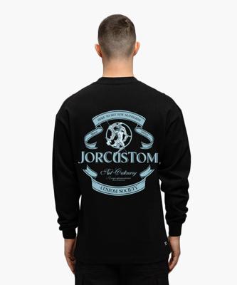 Jorcustom Ribbon Longsleeve T-Shirt Heren Zwart - Maat L - Kleur: Zwart | Soccerfanshop