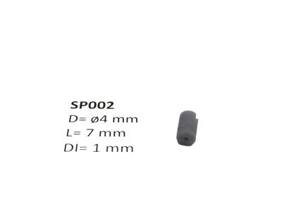 micromotor SP002 ø 4 x 7 - ø 1 mm cardankoppelingshouder