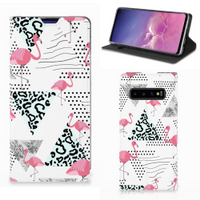 Samsung Galaxy S10 Hoesje maken Flamingo Triangle