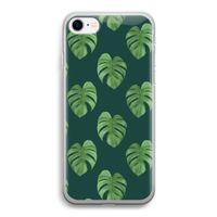 Monstera leaves: iPhone SE 2020 Transparant Hoesje