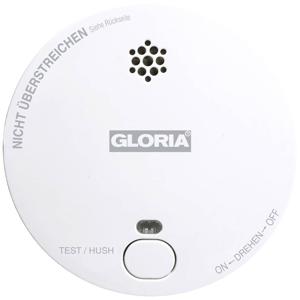 Gloria R1 Rookmelder werkt op batterijen (Ø x h) 100 mm x 33 mm