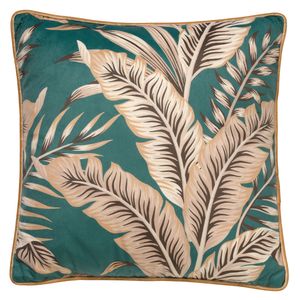 Dutch Decor - PALMER - Kussenhoes velvet Sagebrush Green 45x45 cm - groen