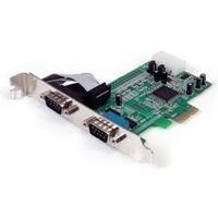 StarTech.com 2-poort Native PCI Express RS232 Seriële Kaart met 16550 UART