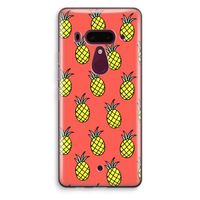 Ananas: HTC U12+ Transparant Hoesje