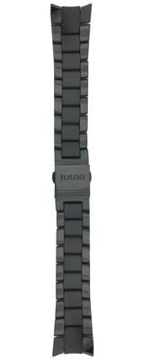 Horlogeband Rado 01.650.0275.3.015 / R32275152 / R070493410 Titanium Zwart