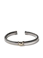 David Yurman bracelet chaîne X Station en or 14ct et argent sterling - thumbnail