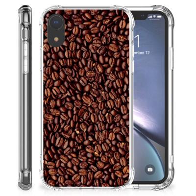 Apple iPhone Xr Beschermhoes Koffiebonen Apple iPhone Xr Beschermhoes Koffiebonen