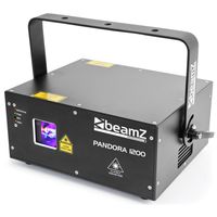 BeamZ Pandora 1200 TTL RGB Laser 1.2W met ILDA - thumbnail