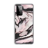 Roze stroom: Samsung Galaxy A72 Transparant Hoesje