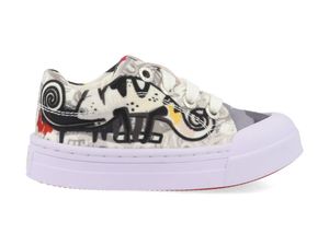 Go Banana's Sneakers GB22SWHITECHAM-L Wit / Grijs-22  maat 22