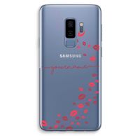 Kusjes: Samsung Galaxy S9 Plus Transparant Hoesje Kusjes: Samsung Galaxy S9 Plus Transparant Hoesje