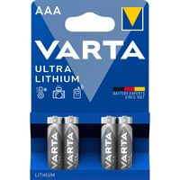 Lithium Batterij AAA 4-Blisterkaart - thumbnail