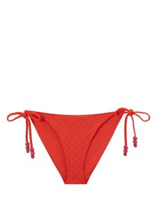 Jimmy Choo bas de bikini Aubrie à design monogrammé - Rouge