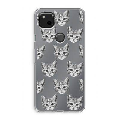 Kitten: Google Pixel 4a Transparant Hoesje