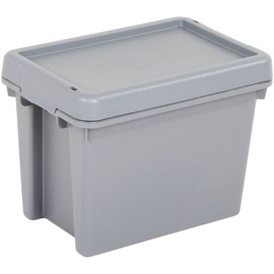 Wham Opbergbox Bam Upcycled 6,5 Liter 29 X 21,5 Cm Grijs Wham Opbergbox Bam Upcycled 6,5 Liter 29 X 21,5 Cm Grijs