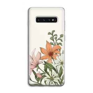 Floral bouquet: Samsung Galaxy S10 4G Transparant Hoesje