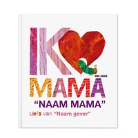 Boek met naam en foto - Rupsje Nooitgenoeg - Ik hou van mama (softcover)