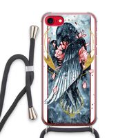 Golden Raven: iPhone SE 2020 Transparant Hoesje met koord