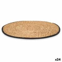 Placemat Zwart Katoen Zeealgen (24 Stuks) Placemat Zwart Katoen Zeealgen (24 Stuks)