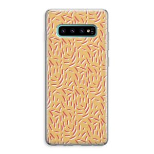 Camouflage: Samsung Galaxy S10 Plus Transparant Hoesje