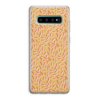 Camouflage: Samsung Galaxy S10 Plus Transparant Hoesje