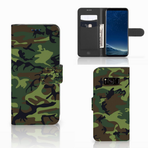 Samsung Galaxy S8 Telefoon Hoesje Army Dark