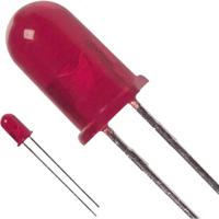 Broadcom HLMP-3600 Bedrade LED Rood Rond 5 mm 2.1 mcd 60 ° 10 mA 5 V - thumbnail