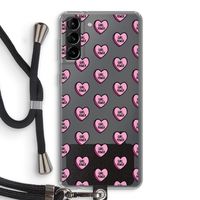 GIRL POWER: Samsung Galaxy S21 Plus Transparant Hoesje met koord