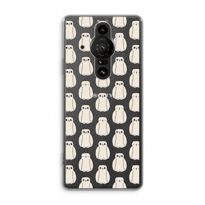 Uilen: Sony Xperia Pro-I Transparant Hoesje