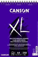 Tekenblok Canson XL Fluid Mixed Media A4 30vel 250gr - thumbnail